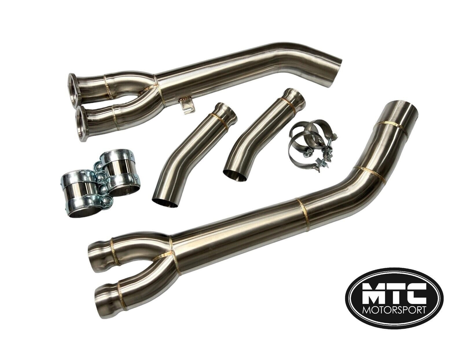 MTCMOTORSPORTBMWX3MX4MCATBACKEXHAUSTMIDPIPESTAINLESSSTEEL3.5”2019-21