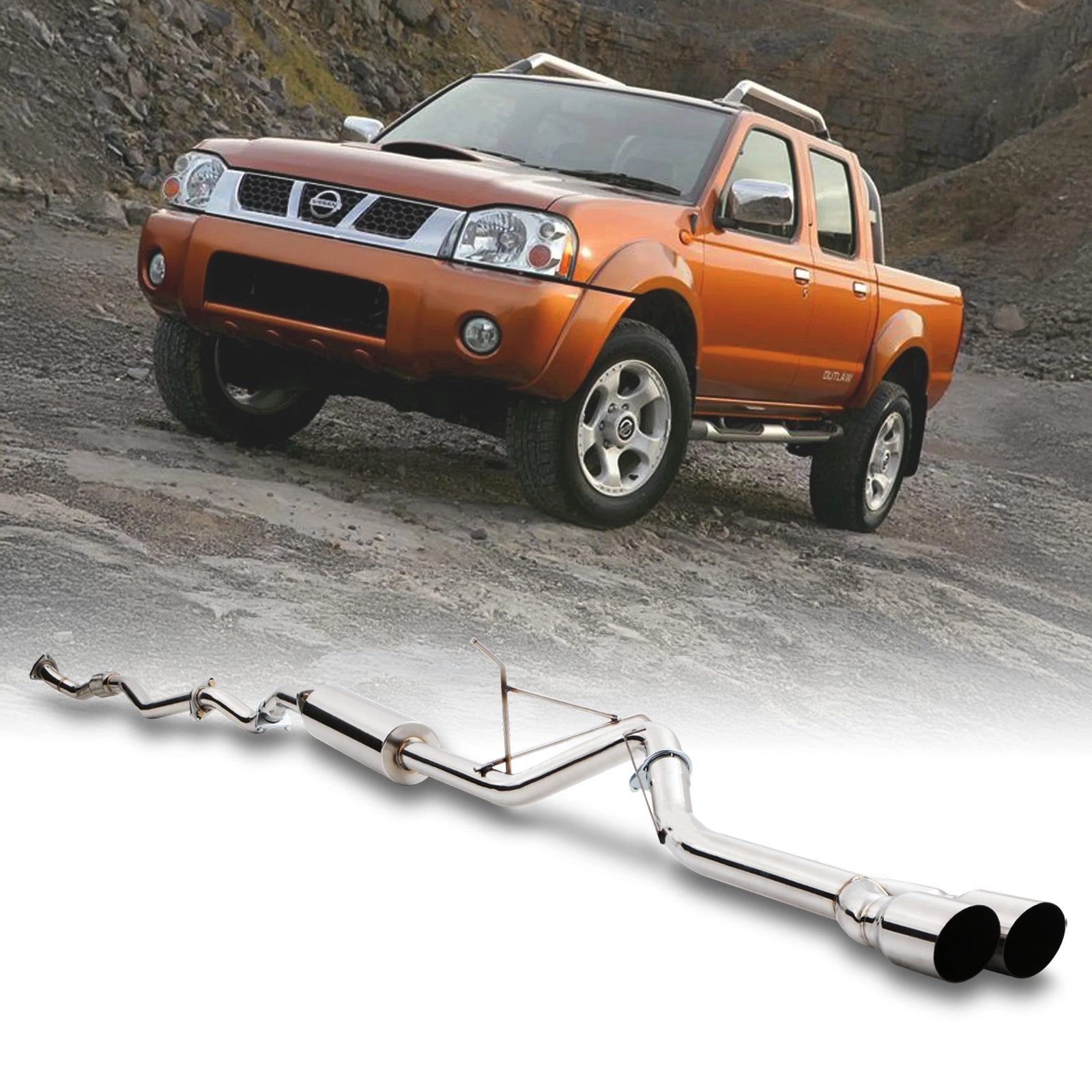 NissanNavara2.5TDD22Pickup98-04CatBackExhaustSystem