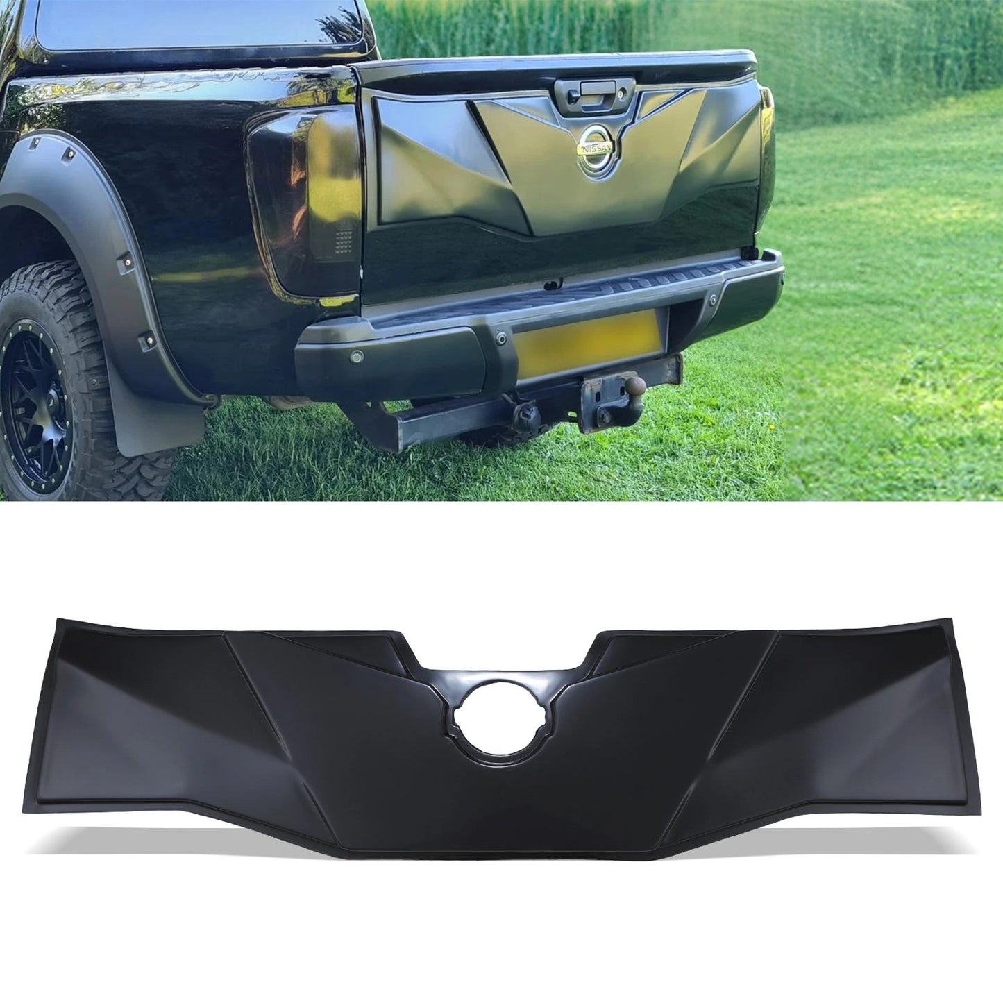 NissanNavaraD232015-2021TailgateProtectiveRearGuard