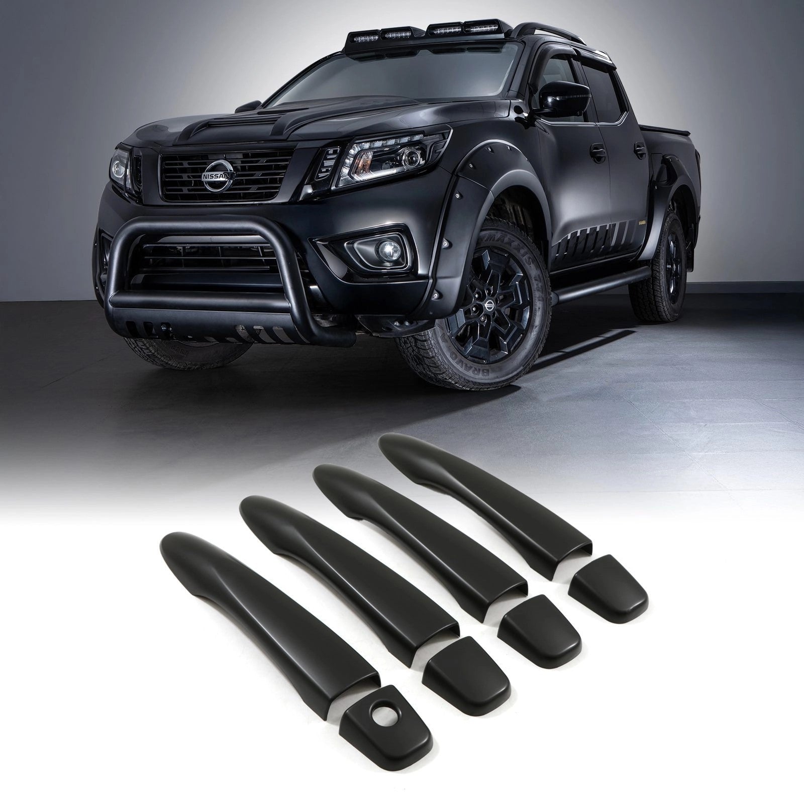 NissanNavaraD23NP30014-20BlackDoorHandleProtectorCovers