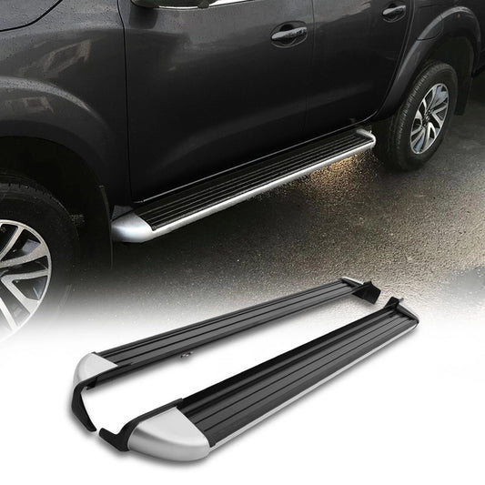 NissanNavaraD23NP30014-21Black&SilverSideSteps