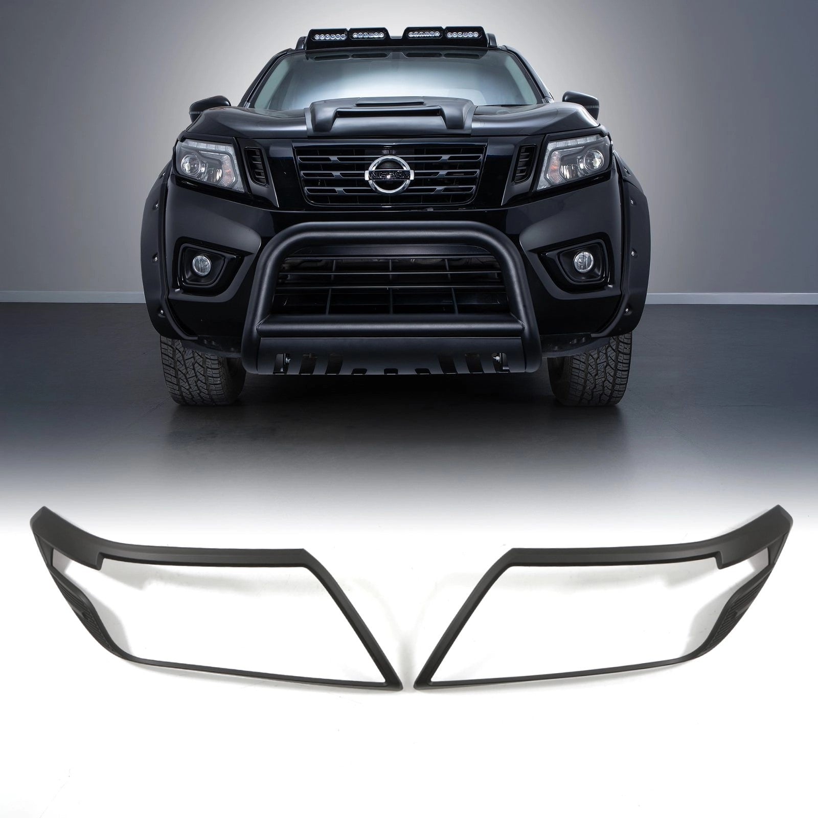 NissanNavaraD23NP3002014-2020HeadlightCoverTrimBlack