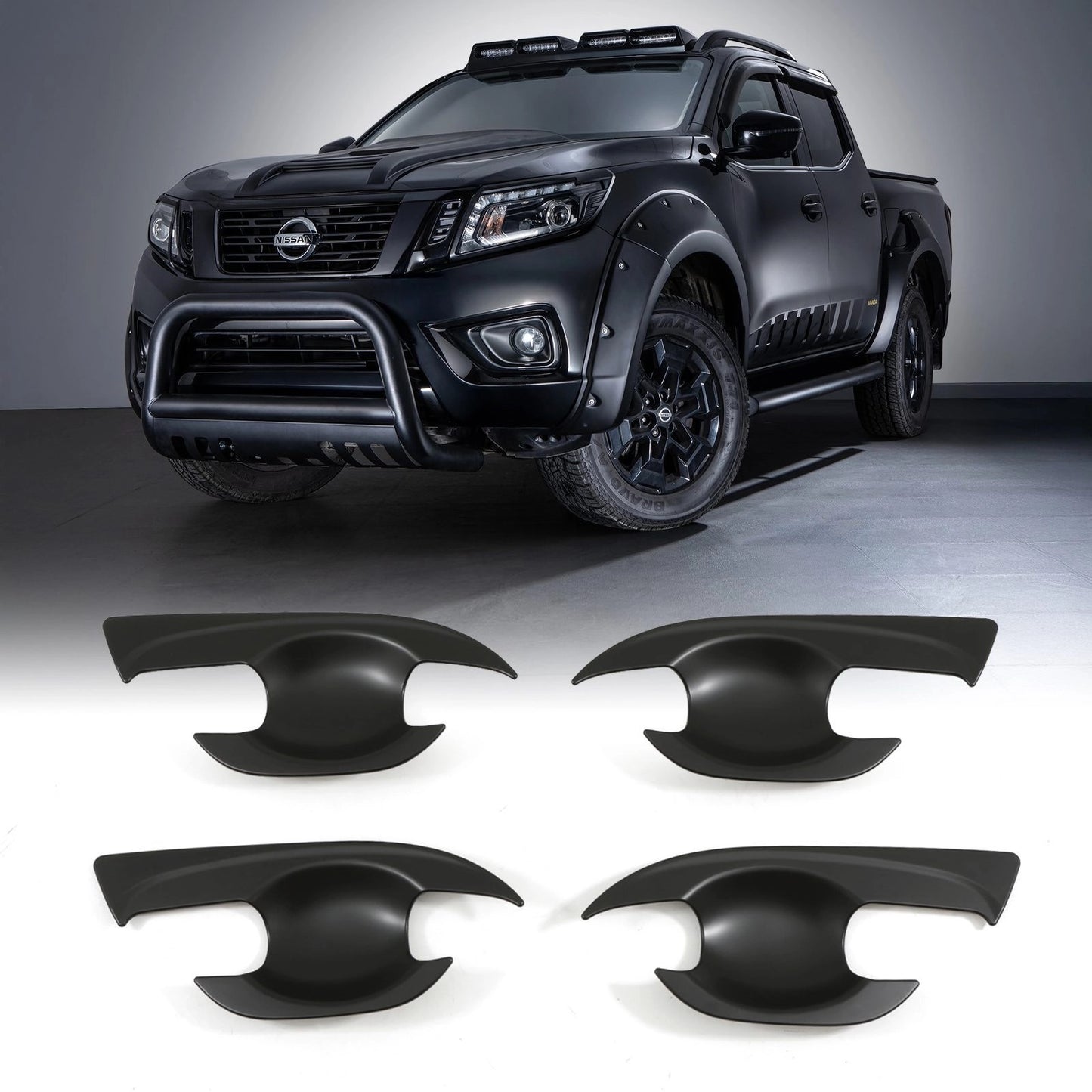 NissanNavaraD23NP3002014-2021BlackDoorHandleInserts