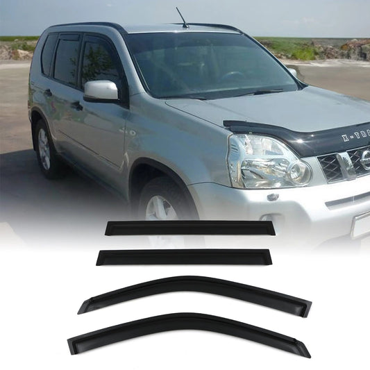 NissanX-TrailT3001-07BlackWindDeflectors