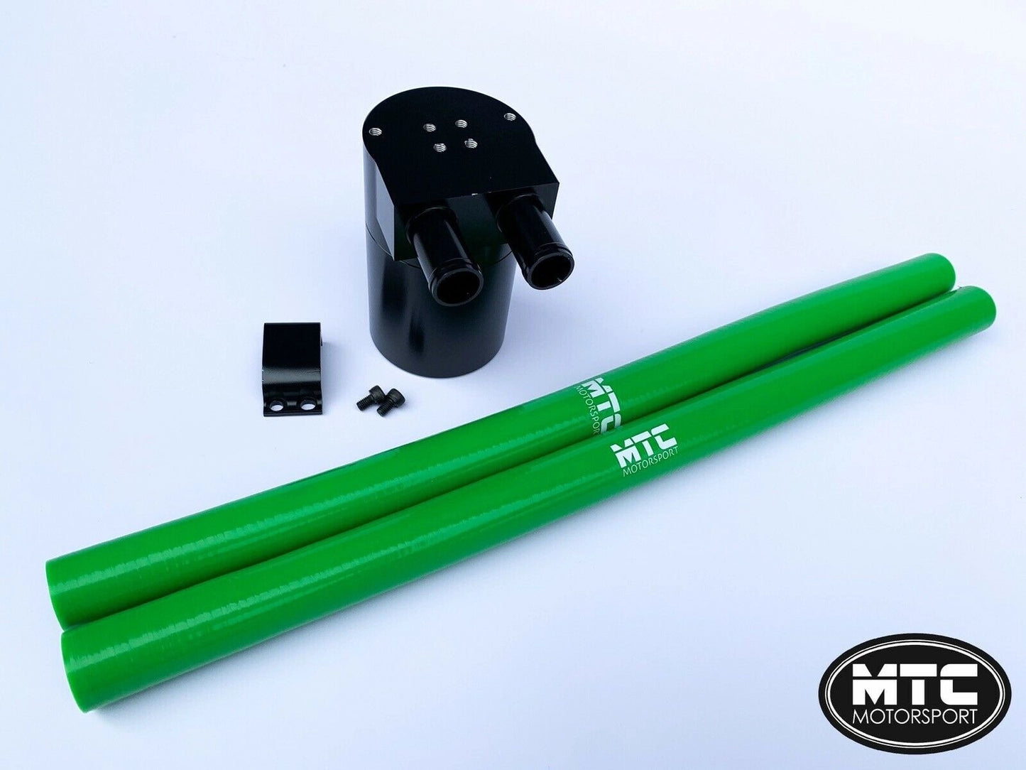 OilCatchCanTankBilletSteelReservoirUniversalGreenVXR|MTCMotorsport