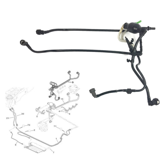 Peugeot206307CitroenXsaraFuelLinePipeHose1574.T2,1574.29,1574.69