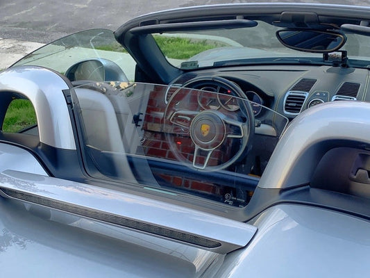 PorscheBoxster981MK3HIGHClearGlassWindBreaker/Deflector(2014-2016UR-WINDSCHOTT)