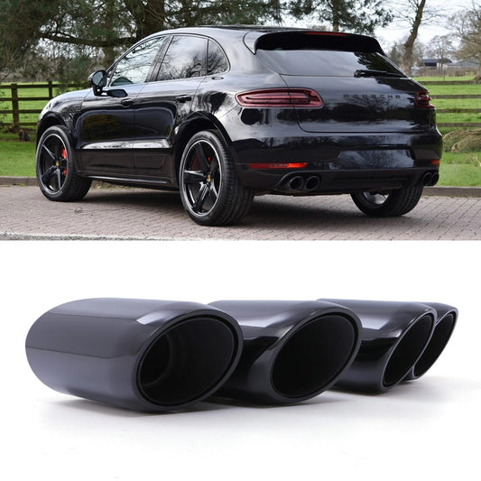 PorscheMacanS14-18BlackQuadExhaustTailpipeTips