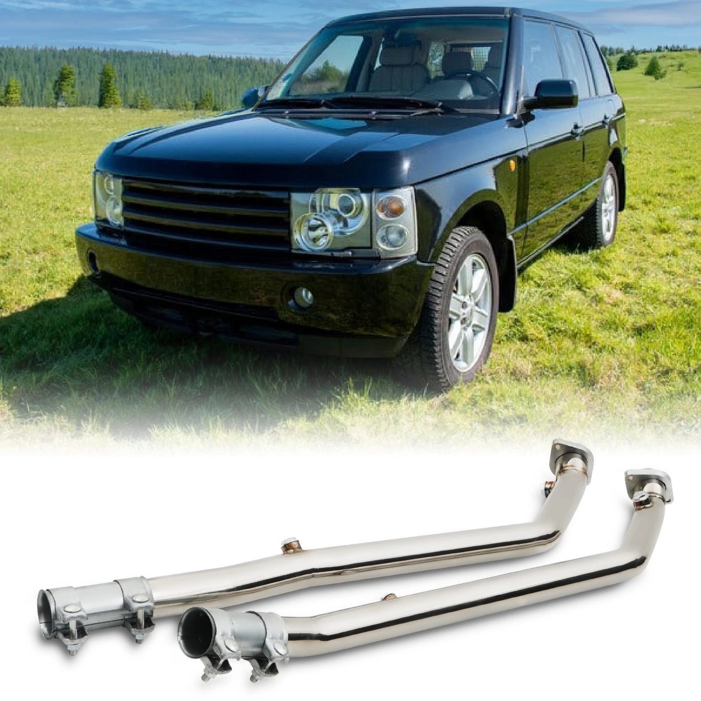 Predator4x42ExhaustDecatPipesToFitLandRoverRangeRoverVogueL3224.4V8Petrol02-06