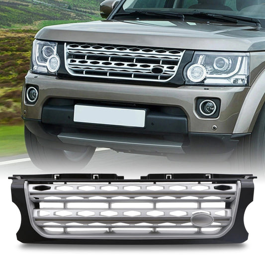 Predator4x4BlackAndSilverGrilleToFitLandRoverDiscovery415-17
