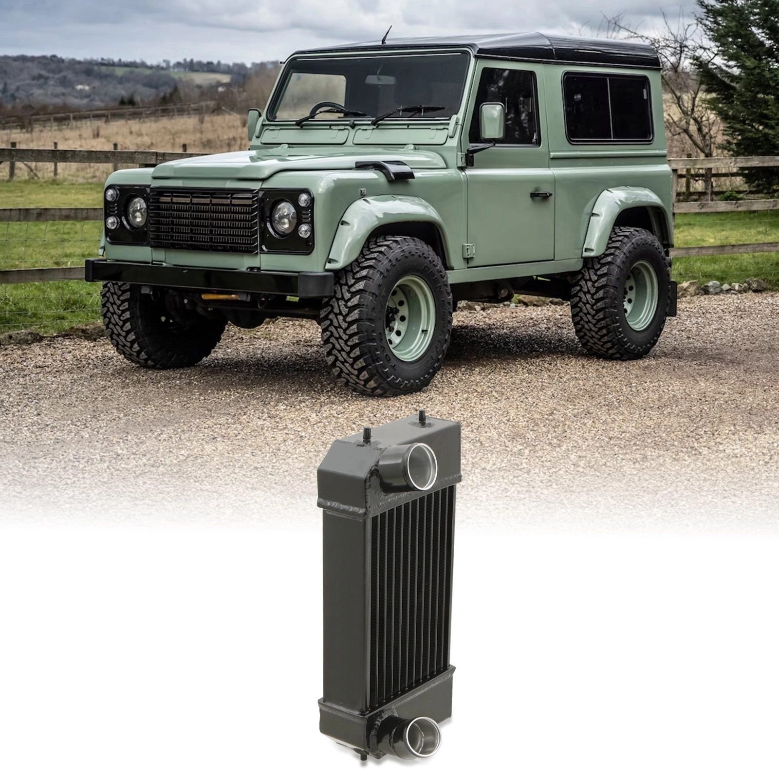 Predator4x4BlackIntercoolerCoreToFitLandRoverDiscovery&Defender300TDI2.5L94-98