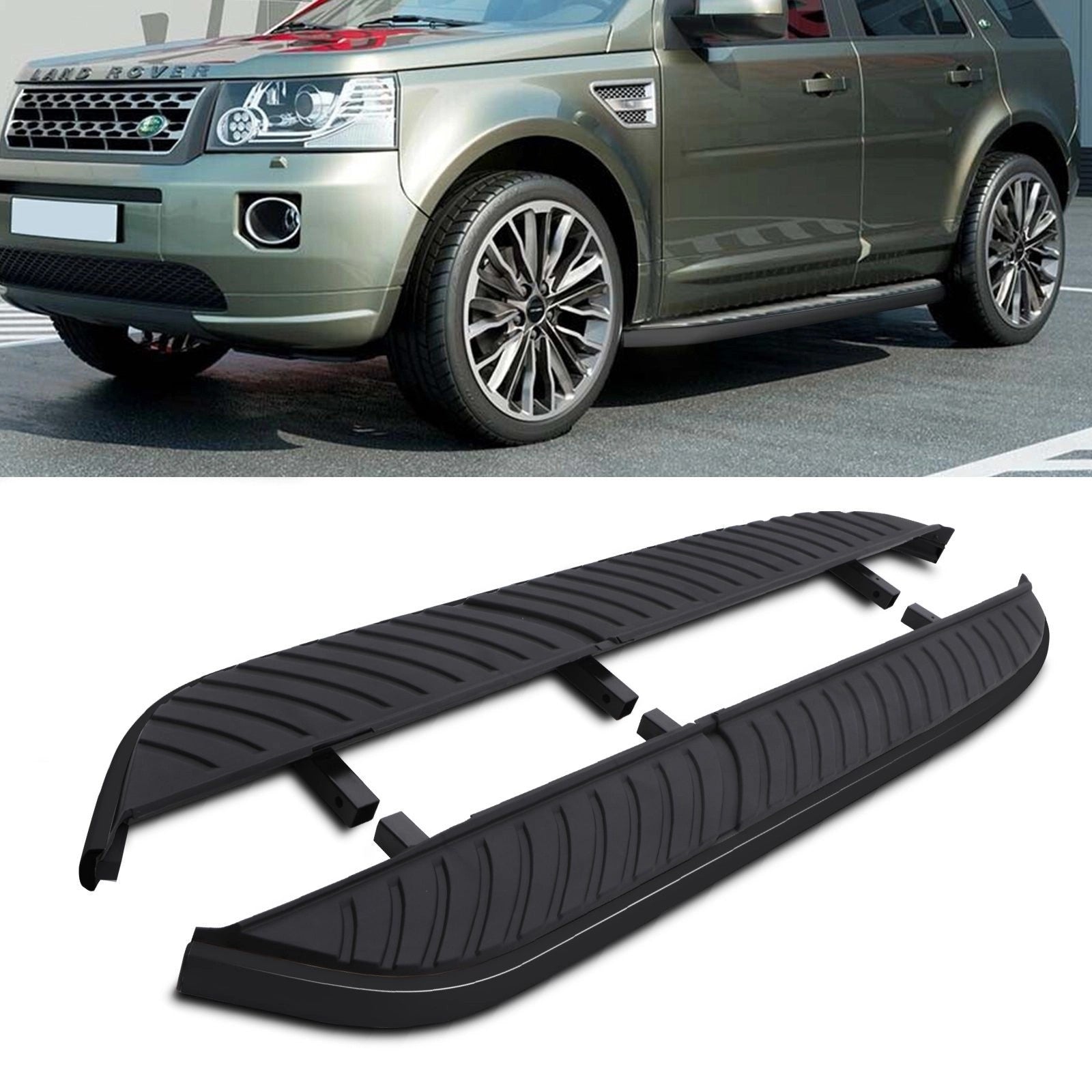 Predator4x4BlackSideStepsToFitLandRoverFreelander2L3592007-2015