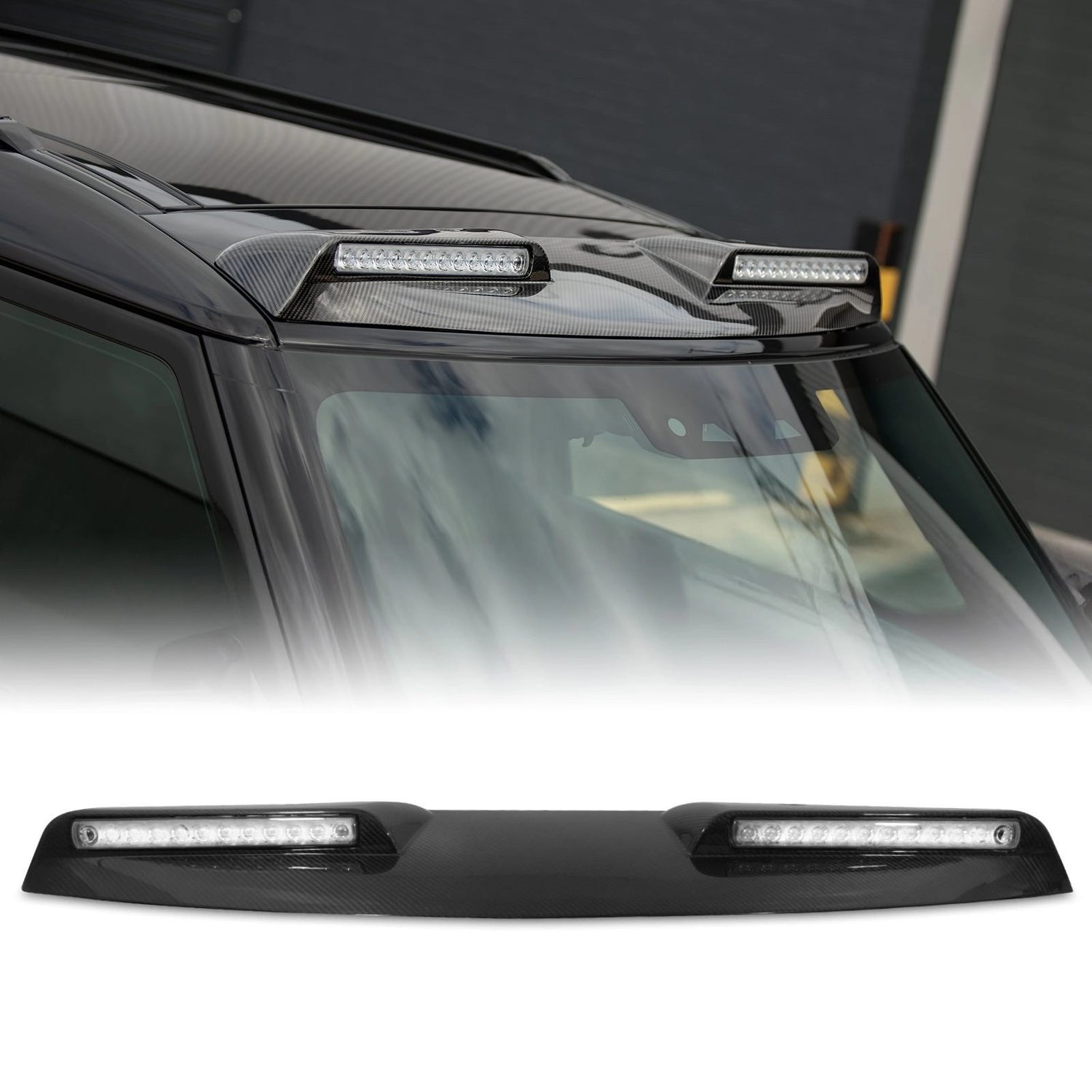 Predator4x4CarbonFibreRoofLightToFitLandRoverDefender90L6632020+