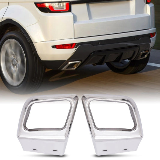 Predator4x4ChromeExhaustBumperTailPipeTrimsToFitRangeRoverEvoqueL53810-17