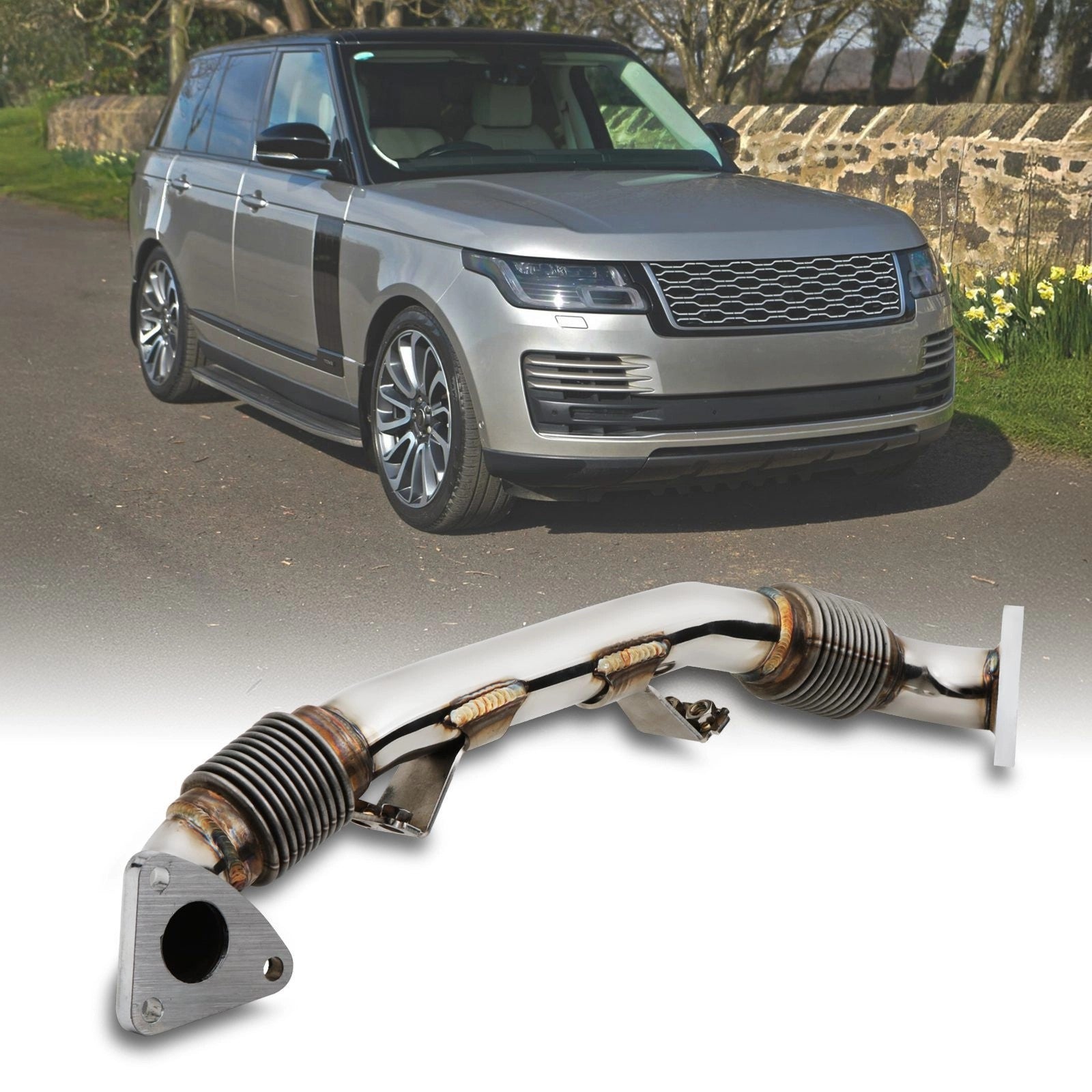 Predator4x4ExhaustCrossoverPipe1.5ToFitRangeRoverL4053.0TDV6SDV612-22