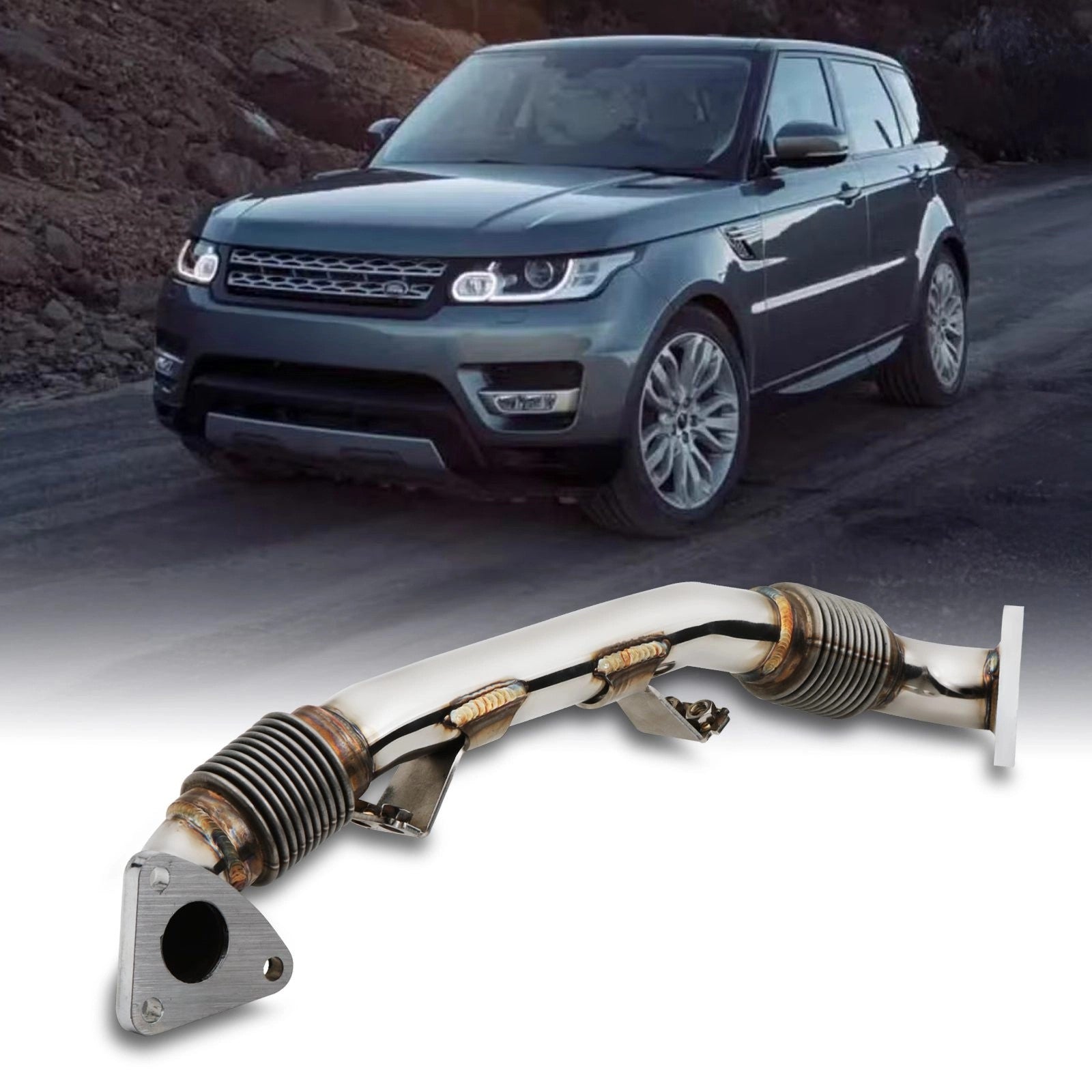 Predator4x4ExhaustCrossoverPipe1.5ToFitRangeRoverSportL3203.0TDV6SDV609-13
