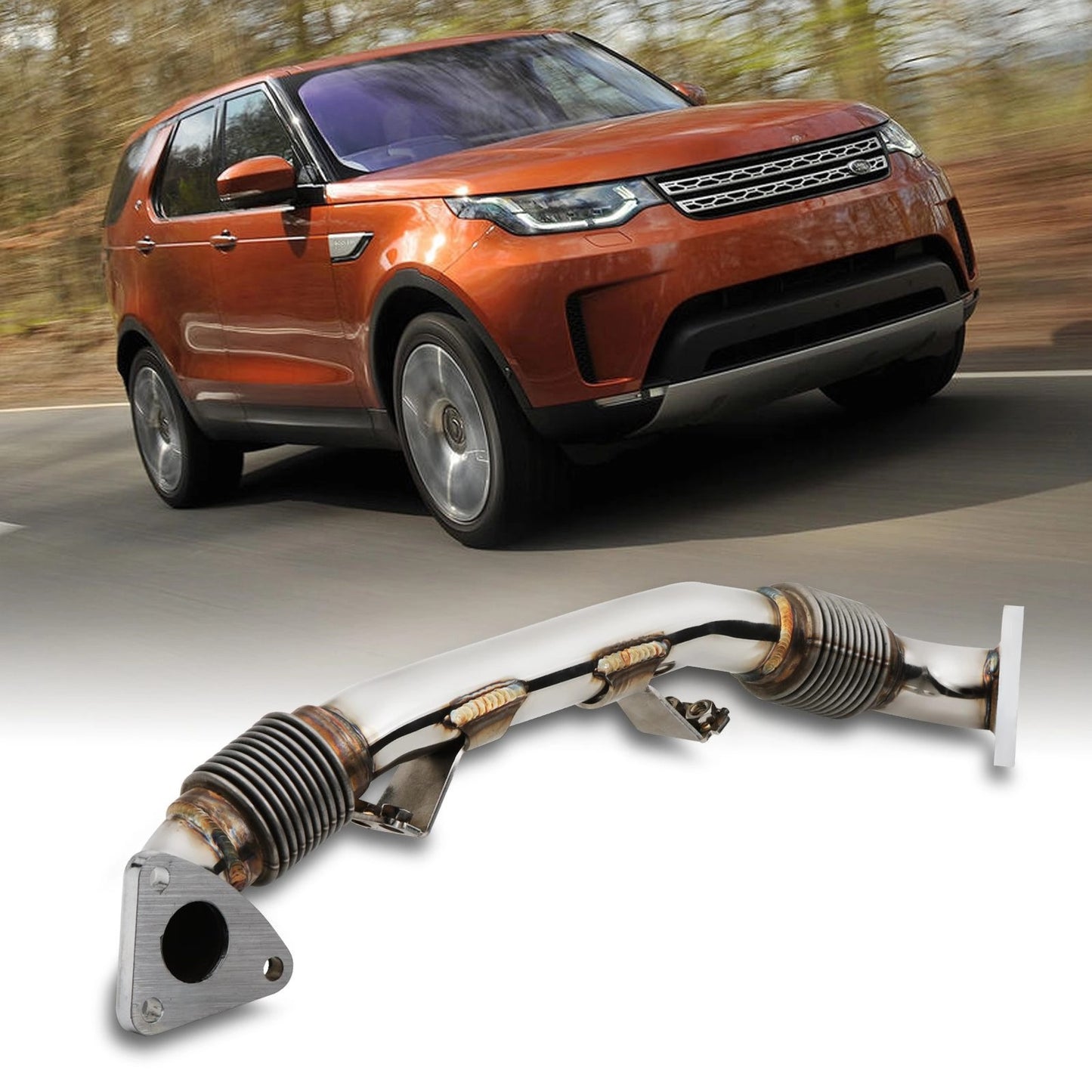 Predator4x4ExhaustCrossoverPipeToFitLandRoverDiscovery5L4623.0TDV6SDV62017+