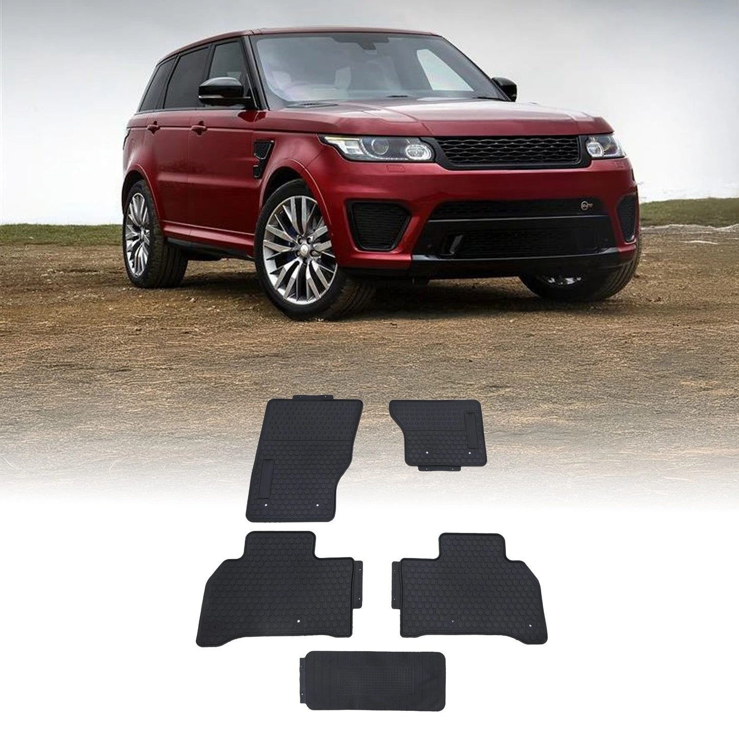 Predator4x4FloorMatSetToFitRangeRoverSportL49413-22