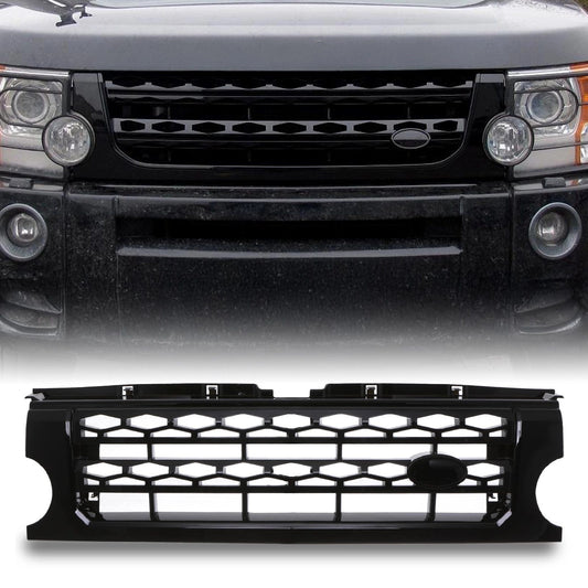 Predator4x4GlossBlackDisco4LookFrontGrilleToFitLandRoverDiscovery304-09