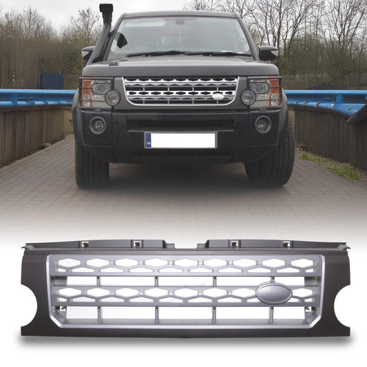 Predator4x4Grey&SilverGrilleToFitLandRoverDiscovery304-09