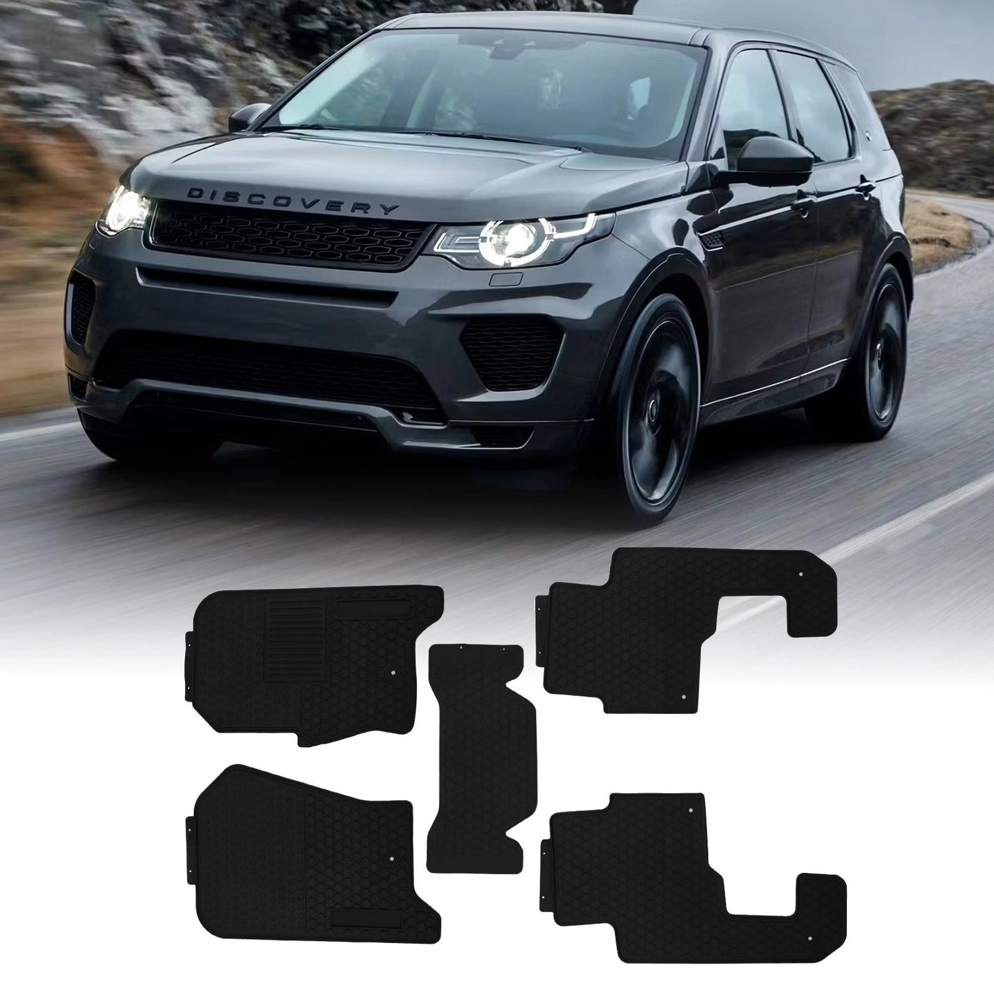 Predator4x4InteriorCarFloorMatsToFitLandRoverDiscovery3&4L31904-16