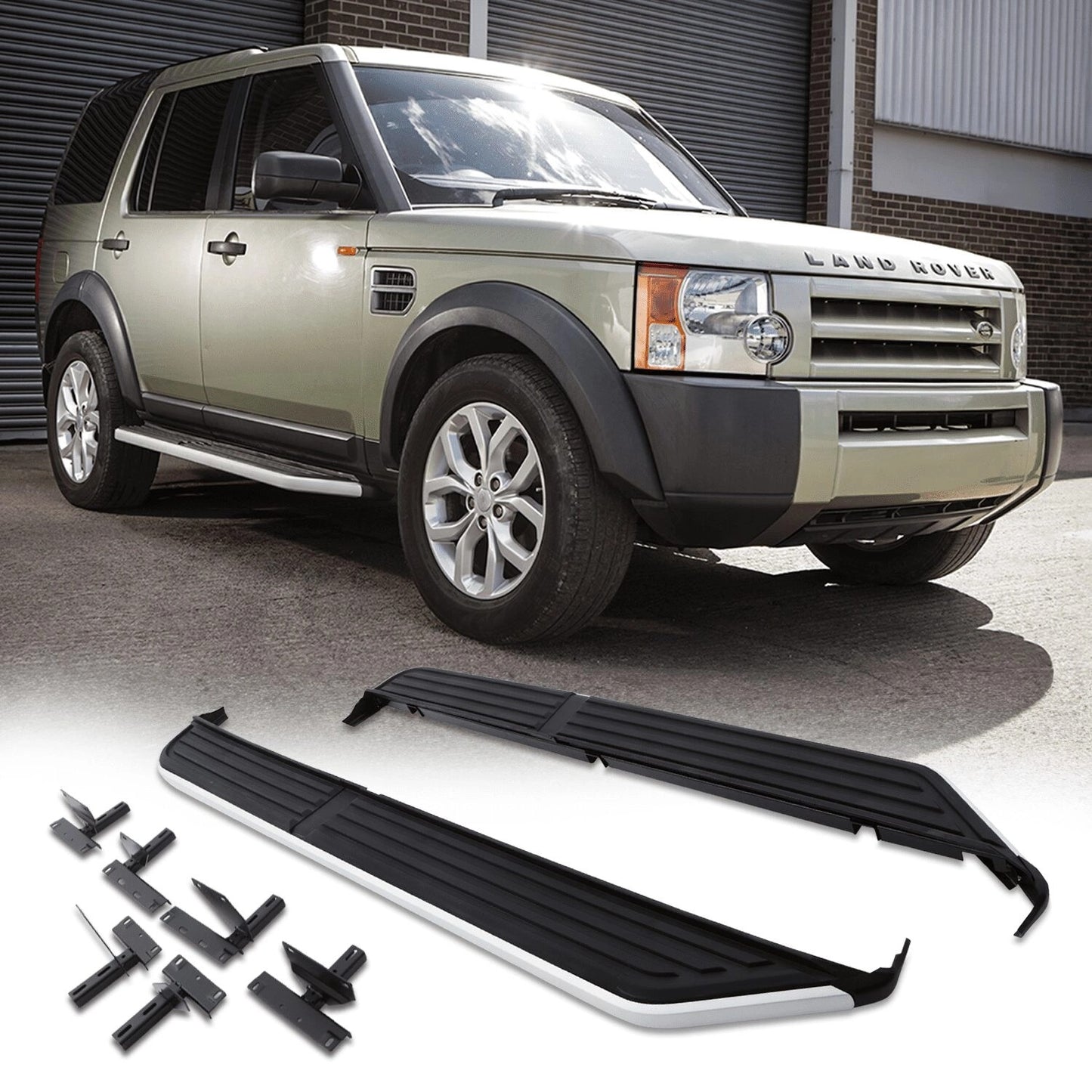 Predator4x4SideStepsWithSkirtToFitLandRoverDiscovery3&4L31904-16