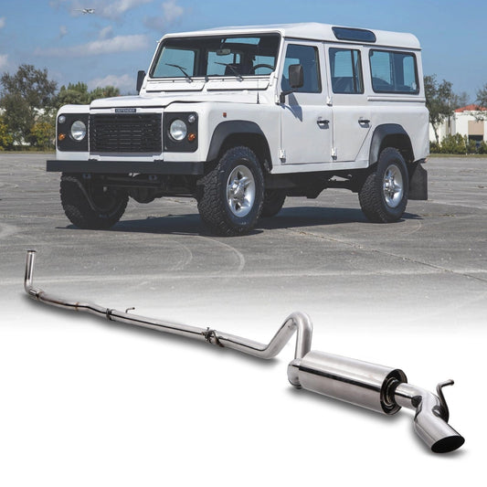 Predator4x4TurboBackDecatExhaustSystemToFitLandRoverDefender110300TDI2.5TD94-99