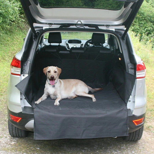 PremiumQuiltedWaterResistantCarBootLiner&BumperProtectorDogPet