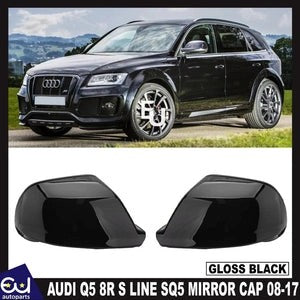 R2008-2017AUDIQ58RSLINESQ5GLOSSBLACKQ7WINGMIRRORCOVERCAPHOUSING