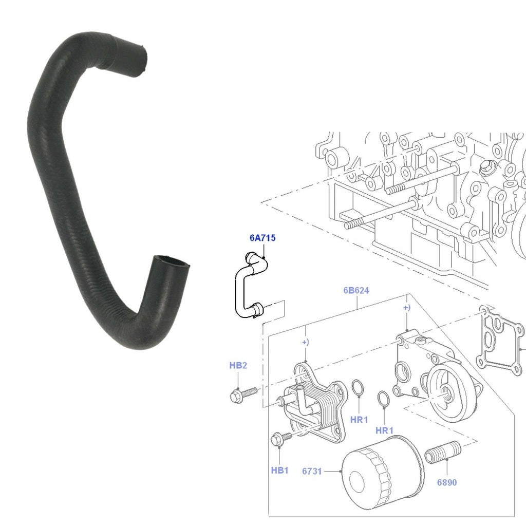 RadiatorHoseFitsFordTransitFordTourneo1.8DiTdci2002To20131445852