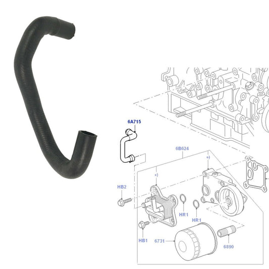 RadiatorHoseFitsFordTransitFordTourneo1.8DiTdci2002To20131445852