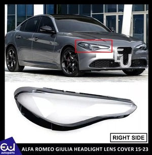 RALFAROMEOGIULIAFRONTHEADLIGHTLAMPLENSCOVERRIGHTDRIVERSIDE15-23