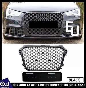 RAUDIA18XSLINES12010-2015FRONTGRILLEHONEYCOMBGRILLRS1STYLEBLACK