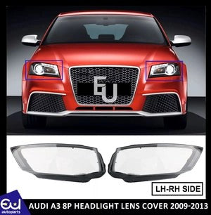 RAudiA38PHeadlampLensCovers(Pair)|S-LineS3RS32008–2013FrontLight