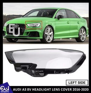 RAUDIA38VHEADLIGHTHEADLAMPCLEARLENSCOVERLEFTPASSENGERSIDE2016-20