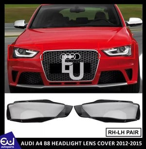 RAUDIA4B8FACELIFTLEFTRIGHTSIDEPAIRFRONTHEADLIGHTHEADLAMPLENSCOVER