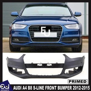 RAUDIA4B8S-LINE12-15LCIFRONTBUMPERPRIMEDWITHPDC&WASHERHOLESNEW