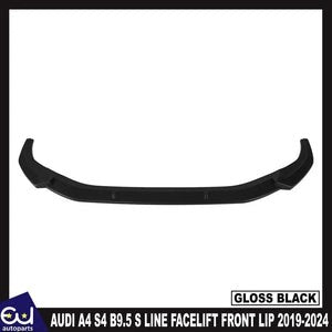 RAUDIA4S4B9.5SLINEFACELIFTFRONTSPLITTERLIPSPOILERGLOSSBLACK19-24