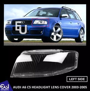 RAUDIA6C5LEFTPASSENGERSIDEFRONTHEADLIGHTHEADLAMPLENSCOVER2003-2005
