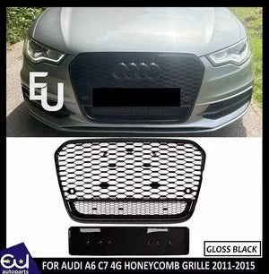 RAUDIA6C74GRS6STYLEGLOSSBLACKHONEYCOMBBUMPERGRILLEGRILL2011-2015