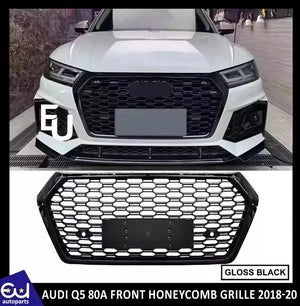 RAUDIQ580AFY2017-2020FRONTBUMPERHONEYCOMBGLOSSGRILLGRILLERSSTYLE