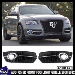 RAUDIQ58R08–12FRONTBUMPERLOWERFOGLIGHTGRILLGRILLECOVERSQ5STYLE