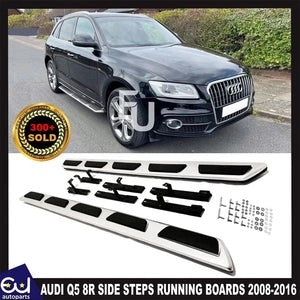 RAUDIQ5SIDESTEPSRUNNINGBOARDSOEMSTYLEALUMINUM+ABSPAIR2008-2016