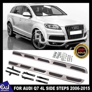 RAUDIQ7SIDESTEPSRUNNINGBOARDSBARSGUARD2006-20154L100%BRUSHEDSTEEL