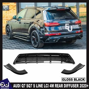 RAUDIQ7SQ7SLINELCI4MREARDIFFUSERBUMPERLIPSPLITTERSPOILER2020+