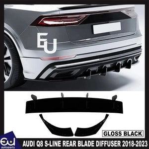 RAUDIQ8S-LINEREARBLADEDIFFUSERGLOSSBLACKVALANCE2018-2023