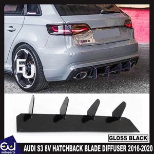 RAUDIS38VHATCHBACKREARBUMPERDIFFUSERSPOILERBLADESTYLEGLOSS16-20