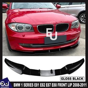 RBMW1SERIESE81E82E87E88LCISTANDARDFRONTBUMPERLIPSPLITTER2008-11