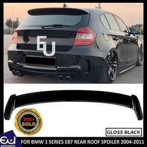 RBMW1SERIESE87E81REARROOFSPOILERTRUNKWINGGLOSSBLACK2004-2011