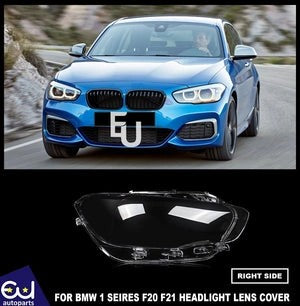 RBMW1SERIESF20F2115-19LCIRIGHTDRIVERSIDEHEADLIGHTCOVERLENSCLEAR